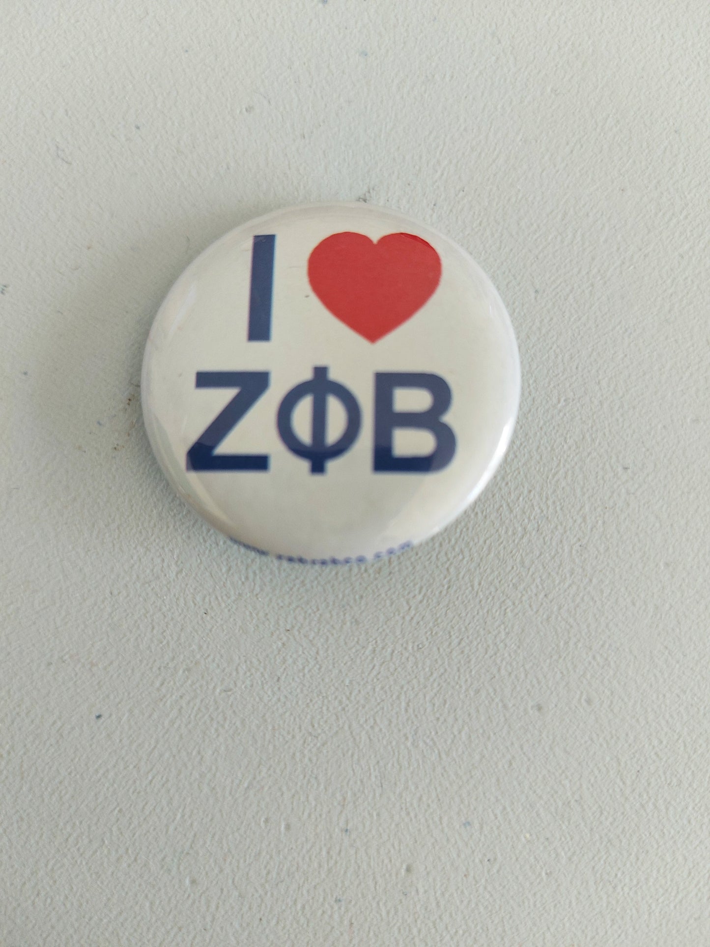 I Love Zeta Phi Beta Button