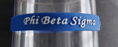 Phi Beta Sigma Silcone Wristband