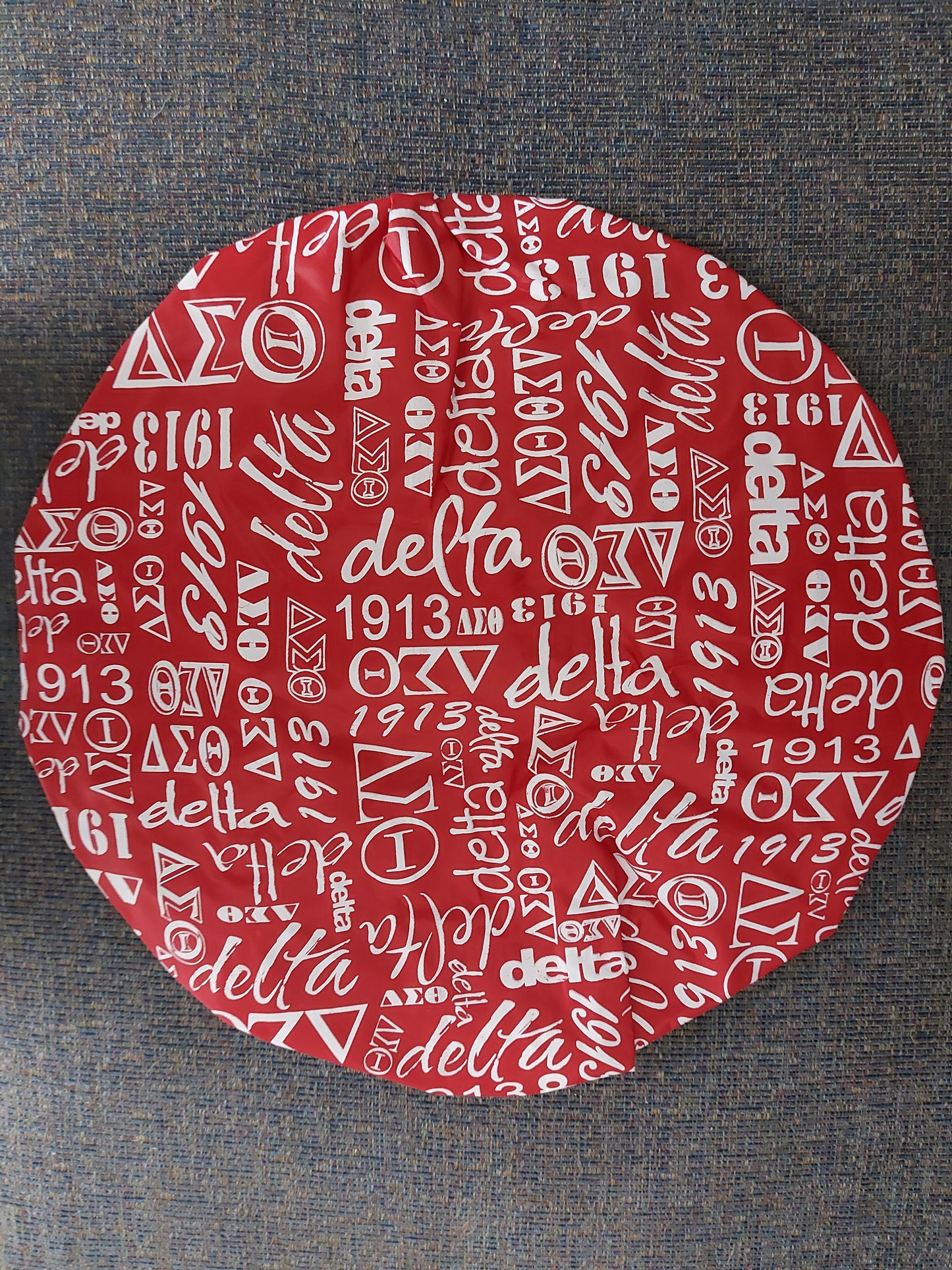 DST Red Graffiti Shower Cap
