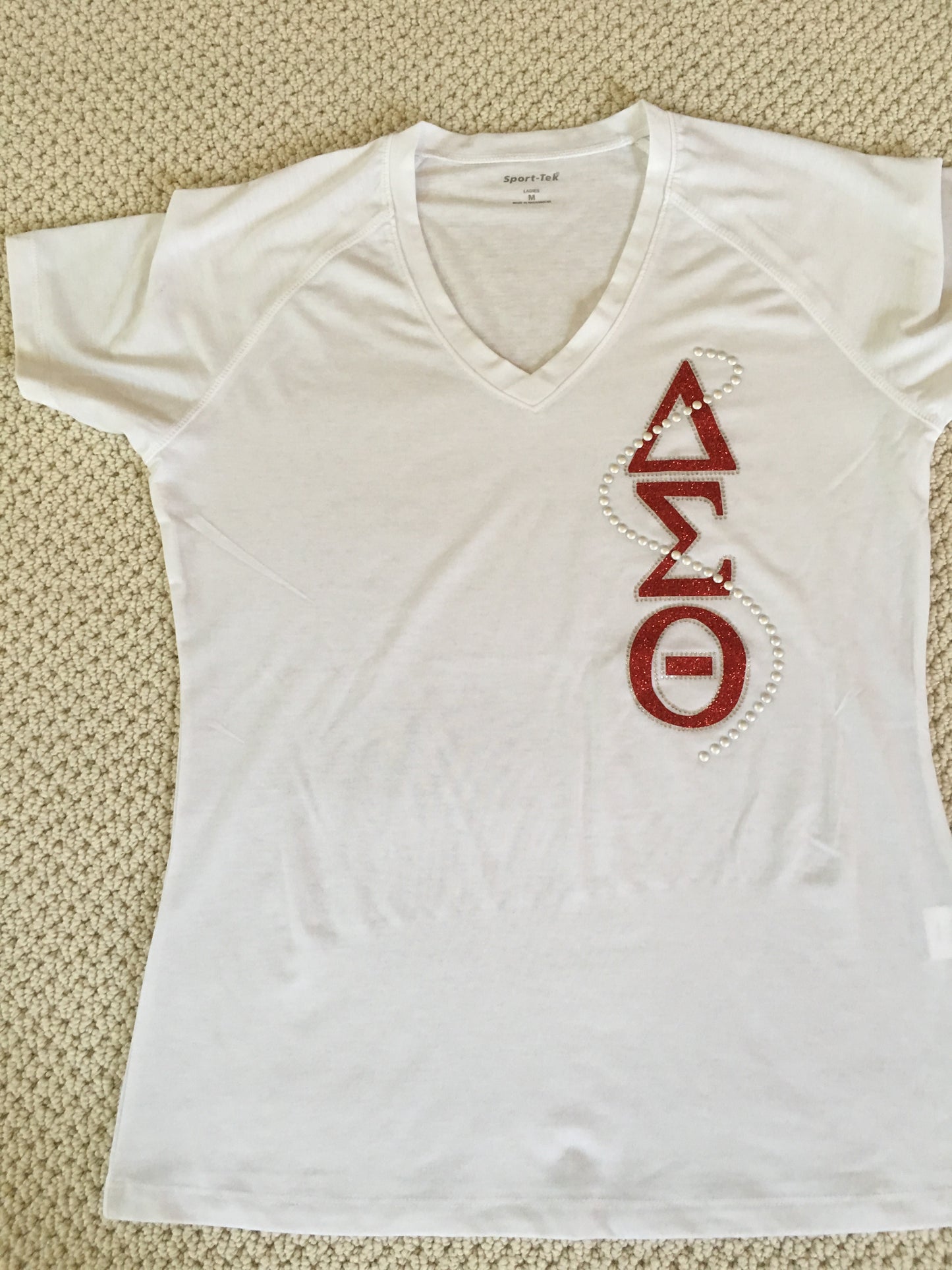DST Signature Pearl V- Neck T-shirt