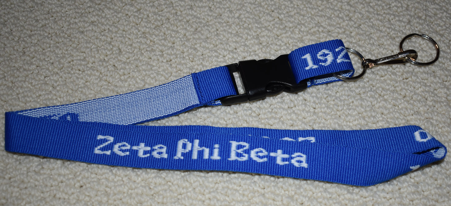 Zeta Lanyard Keychain
