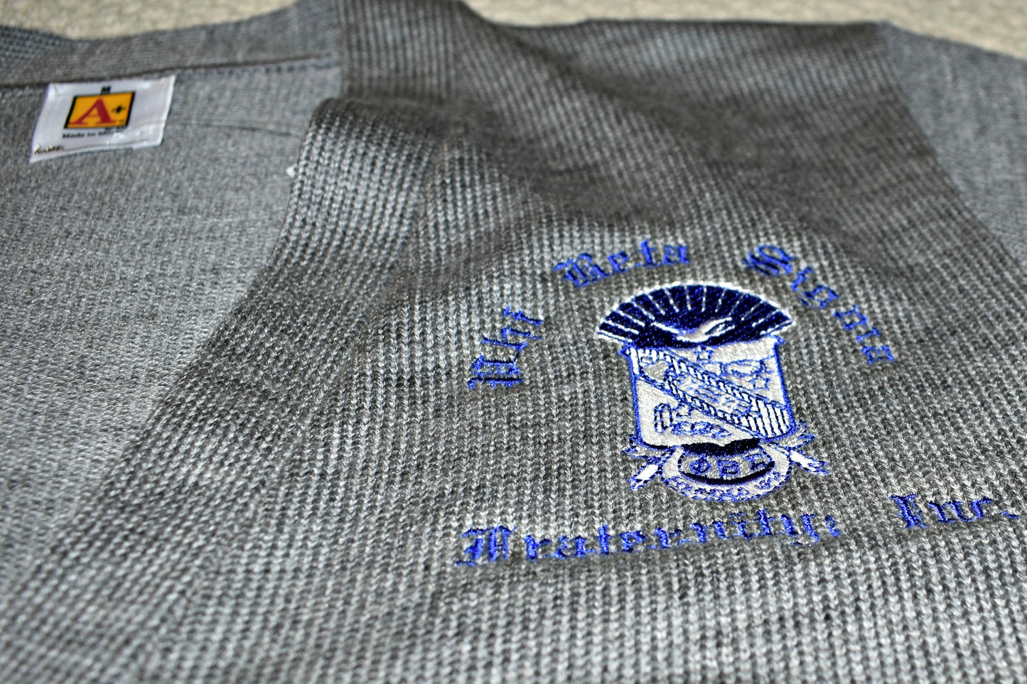 Sigma Cardigan (Twill Letters)