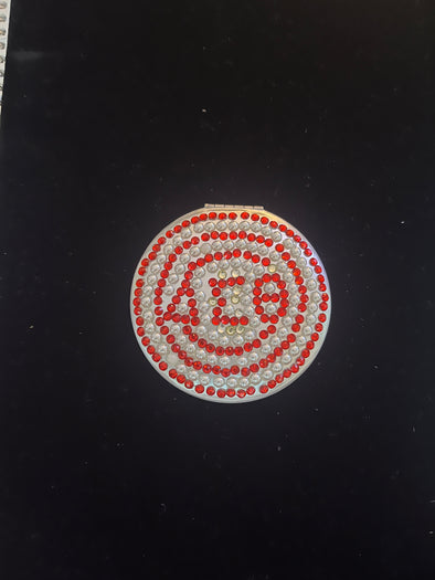 DST Rhinestone Compact Mirror