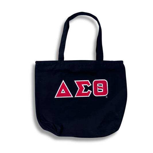 DST canvass zippered tote bag