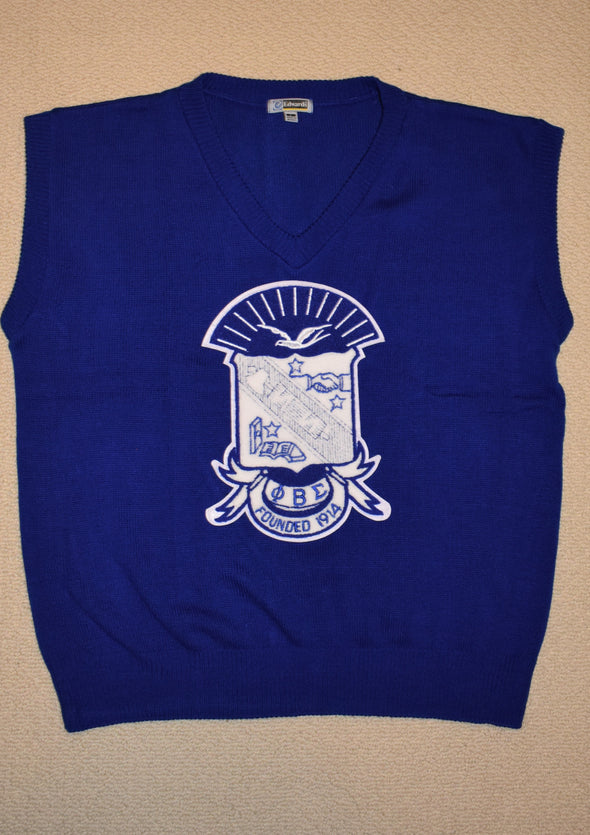 Sigma Sweater Vest (Chenille Letters)