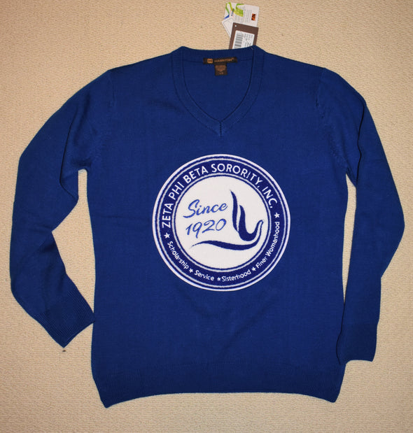 Zeta Varsity Pull Over (Chenille Crest)