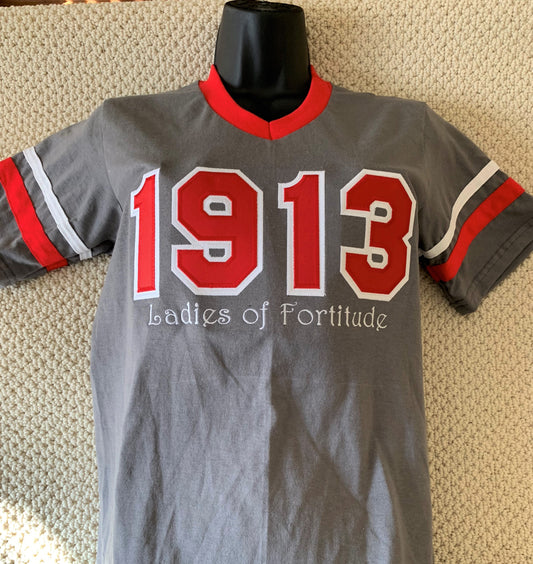 DST 1913 V-Neck Grey (LOF)