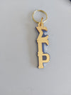 Sigma Gamma Pho Letter Keychain