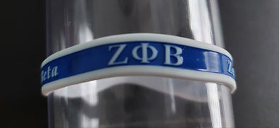 Zeta Phi Beta Silicone Wristband