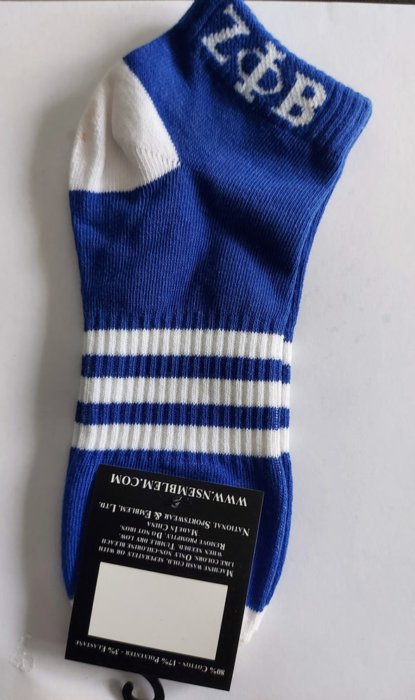 Zeta Phi Beta Bootie Socks