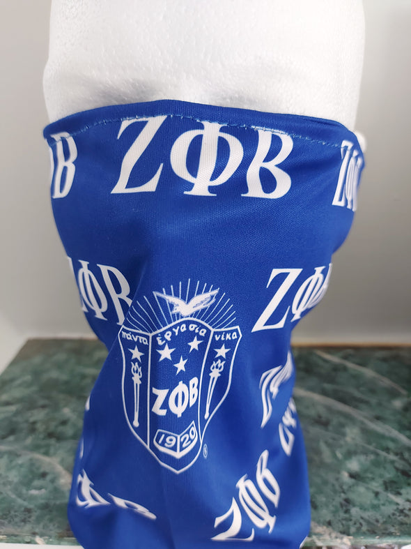 Zeta Phi Beta  Neck Gaiter Face Cover