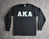 AKA L/SLV T-shirt 3D letters