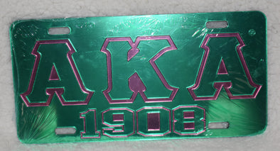 AKA 1908 License Plate