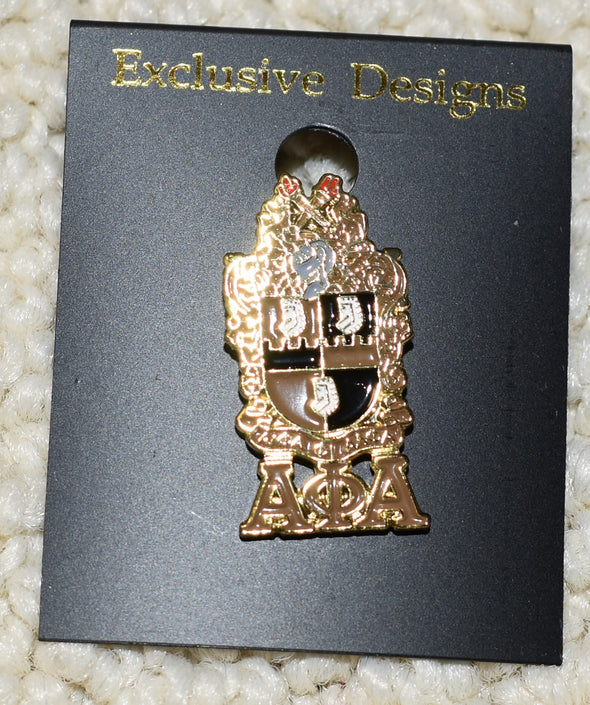 Alpha Crest Lapel Pin