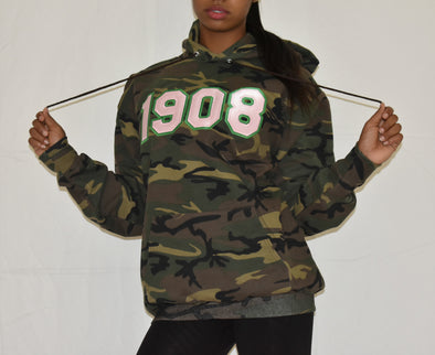 AKA 1908 Camo Hoodie