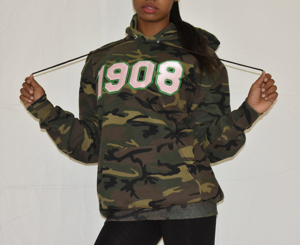 AKA 1908 Camo Hoodie