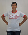 DST Ringer T-shirt with Symbols