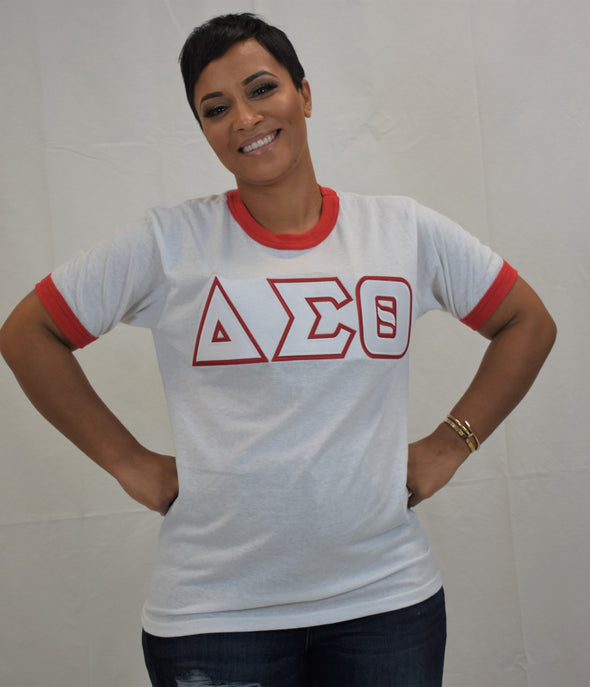 DST Ringer T-shirt with Symbols