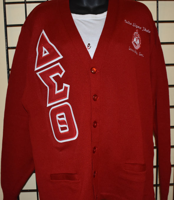 DST Cardigan Red (Twill Letters)