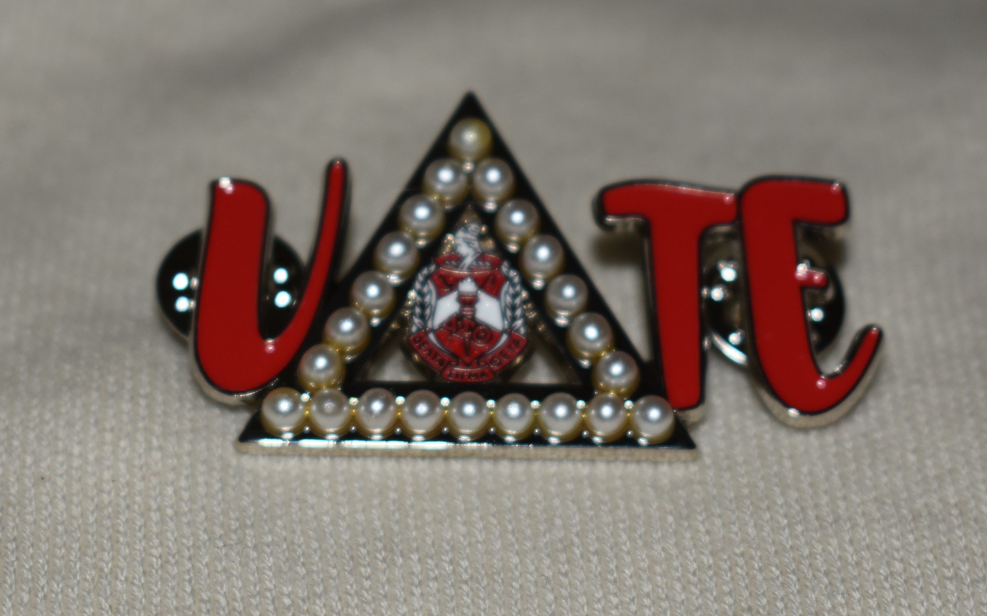 Dst Pyramid Pin DST Vote Pin – J Mar Greek Life