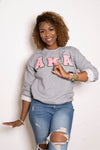 AKA Sweatshirt Chenille Letters