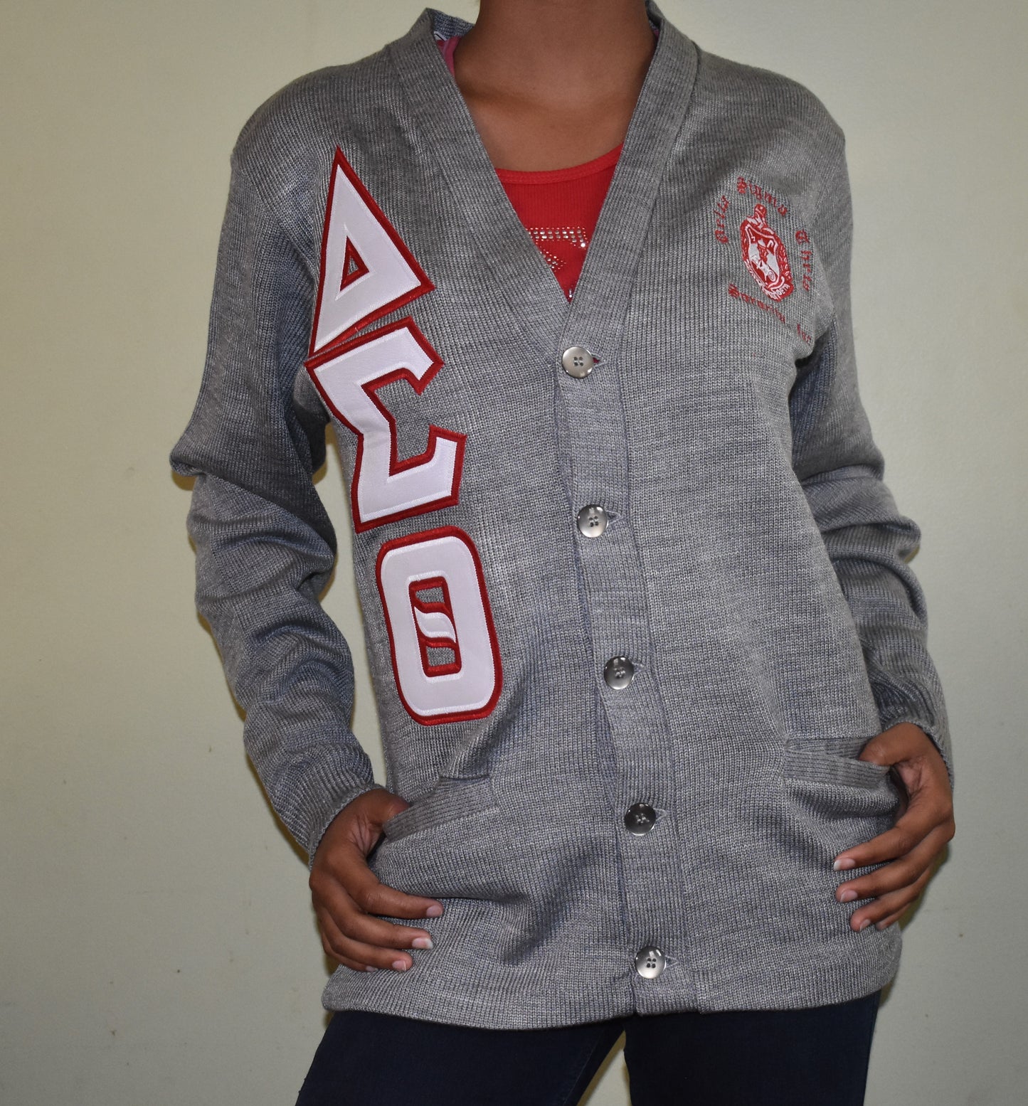 DST Grey Cardigan (Twill)
