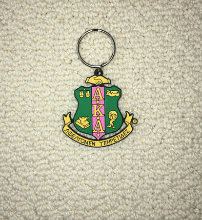 AKA Shield Keychain