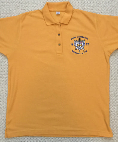 Sigma Gamma Rho Polo w/crest