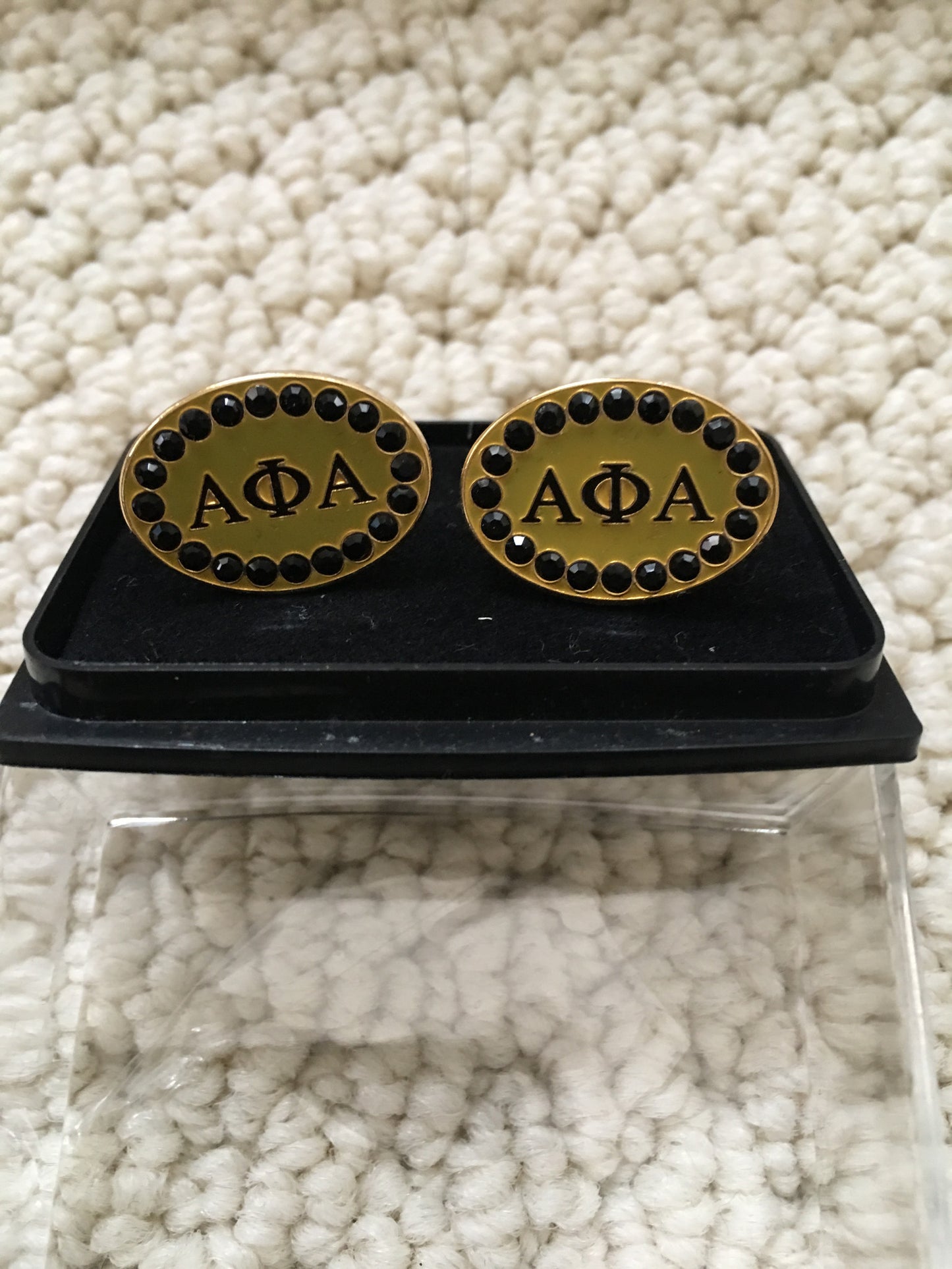 A Phi A Jeweled Cufflinks
