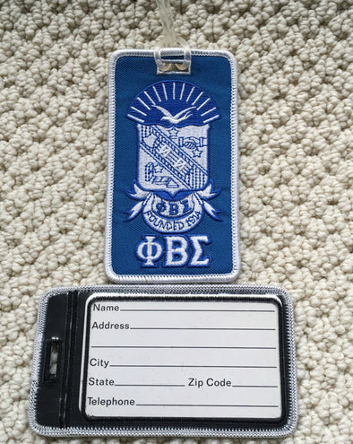 Phi Beta Sigma Crest Luggage Tag