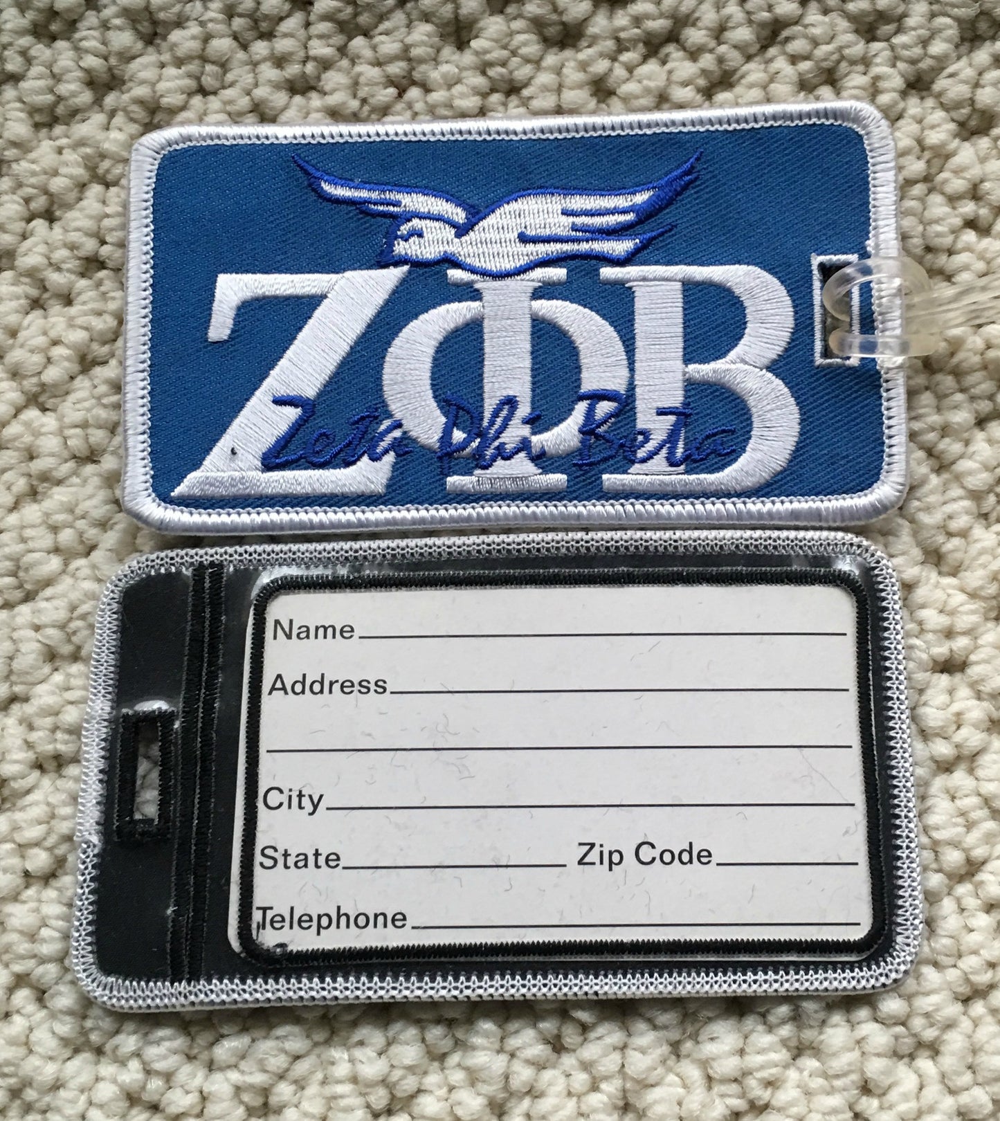 Zeta Signature Luggage Tag