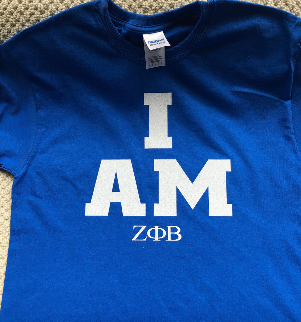 Zeta I Am ZPB T-Shirt – J Mar Greek Life