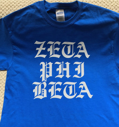 Zeta Old English T-Shirt