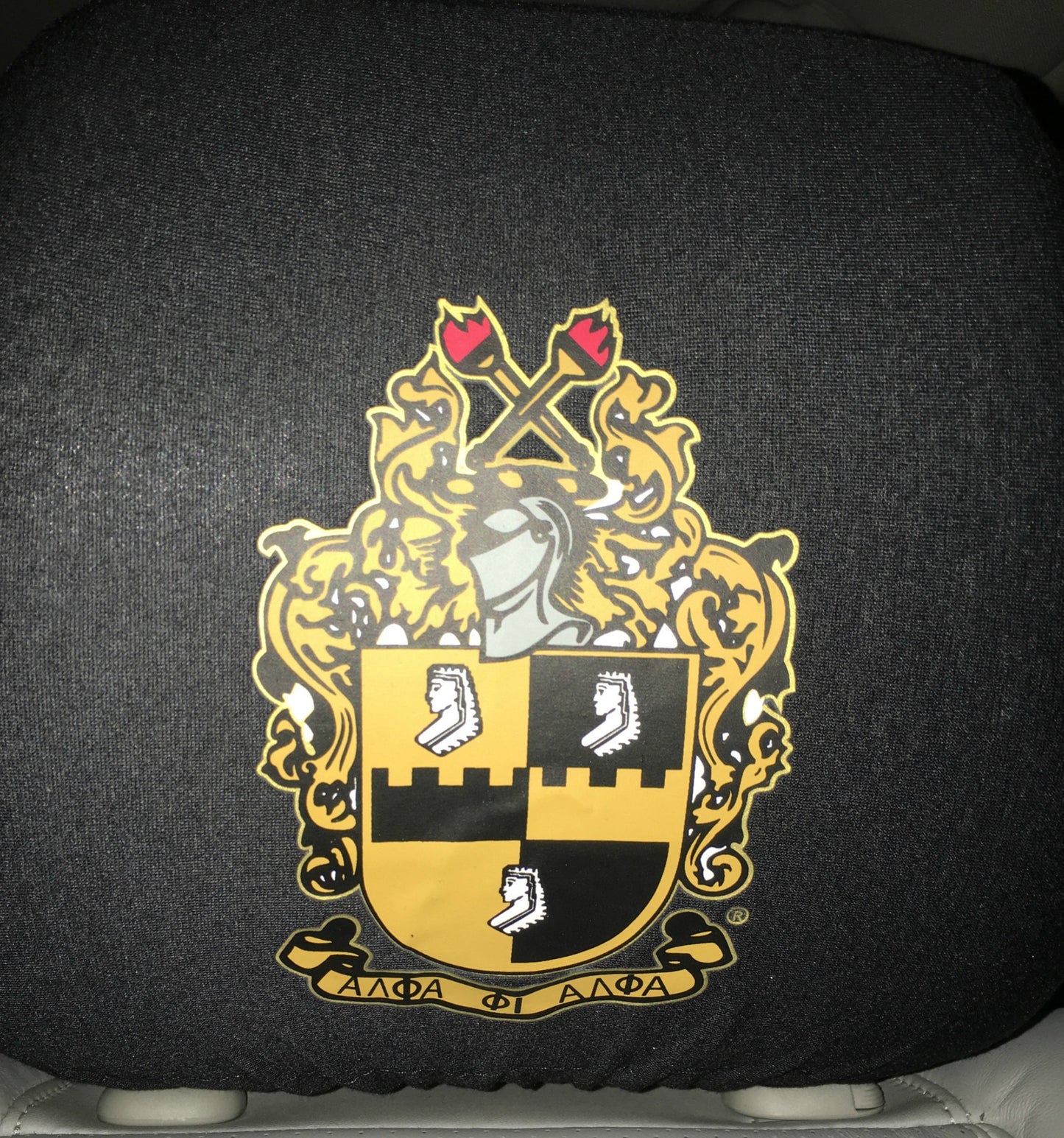 Alpha Car Seat Headrest Cover