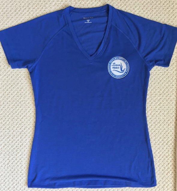Zeta Ladies V Neck Tee