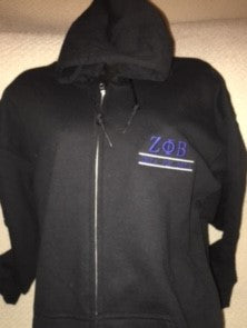 Zeta Zippered Hoodie