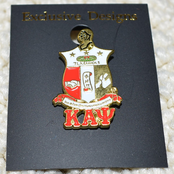 Kappa Crest Lapel Pin