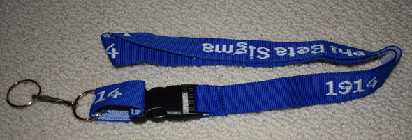 Phi Beta SIgma Lanyard Keychain