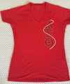 DST Signature Pearl V- Neck T-shirt
