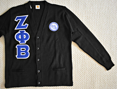 Zeta Cardigan (Twill Letters)