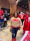 DST Khaki Sweatshirt with Chenille Year