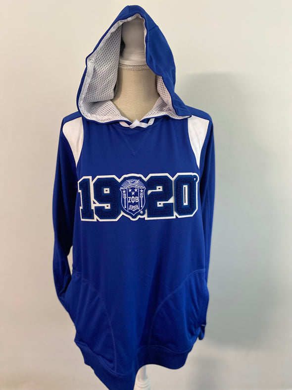 Zeta Performance Hoodie w/ Chenille Year & Creat