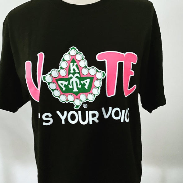 AKA Vote T-shirt (Black)