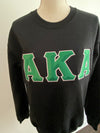 AKA 3-D letters Sweatshirt