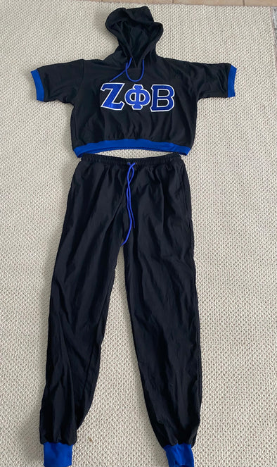 Zeta 2pc Crop Top and Jogger Set