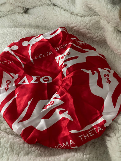 DST Bonnet Red and White Fortitude
